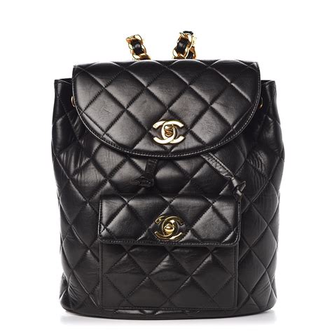 chanel drawstring backpack